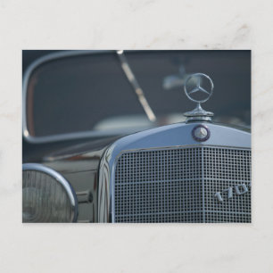 antiek mercedes 4 briefkaart
