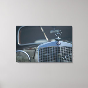antiek mercedes 4 canvas afdruk