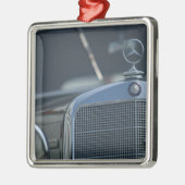 antiek mercedes 4 metalen ornament (Links)