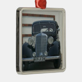 antiek mercedes metalen ornament (Rechts)