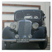 antiek mercedes tegeltje (Voorkant)