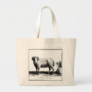 Antiek Merino Schaap Canvas tas
