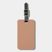Antiek Messing Bagagelabel (Voorkant verticaal)