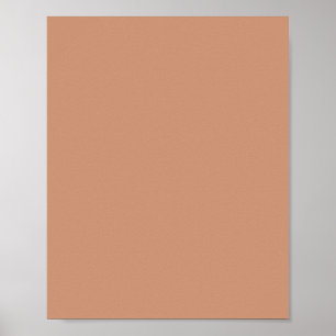 Antiek messing (effen kleur) poster