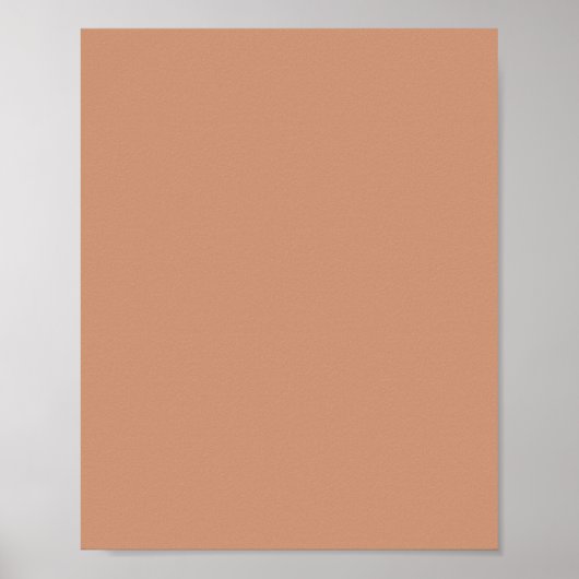 Antiek messing (effen kleur) poster (Voorkant)