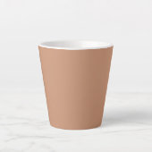 Antiek messing latte mok (Voorkant)