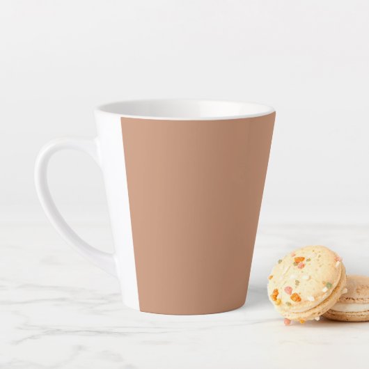 Antiek messing latte mok (In situ)