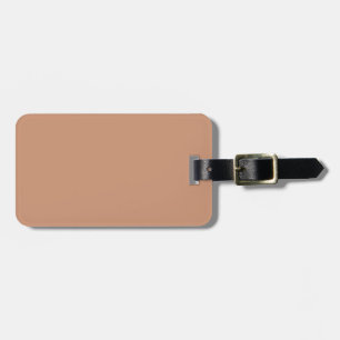 Antiek messing (vaste kleur) bagagelabel