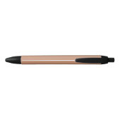 Antiek messing zwarte inkt pen (Achterkant)
