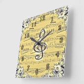 Antiek, met de hand vervormbaar,  ontwerp vierkante klok (Hoek)