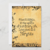  Antiek met liefdescitaat Weddenschap Kaart (Voorkant)