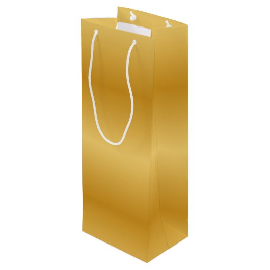 Antiek metaalgoud wijn cadeautas (Achterkant Gekanteld)