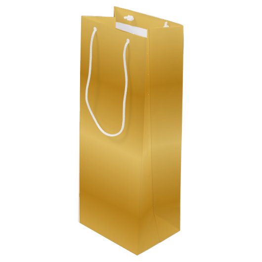 Antiek metaalgoud wijn cadeautas (Voorkant Gekanteld)