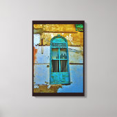 Antiek metalen venster canvas afdruk (Voorkant)