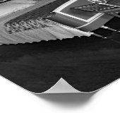 Antiek Meubelen  Zwarte White Foto Poster (Hoek)