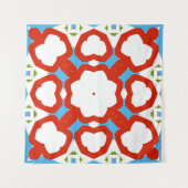 Antiek mexicaanse talavera-keramiek. Grafisch ontw Wandkleed (Voorkant (horizontaal))