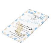 Antiek Mexico Airmail De datum opslaan Magneet (Linkerzijde)