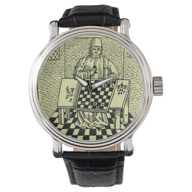 Antiek middeleeuwse borst horloge (Voorkant)