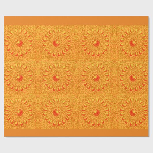 antiek Midden-Oostenmotief Cadeaupapier (Vlak)