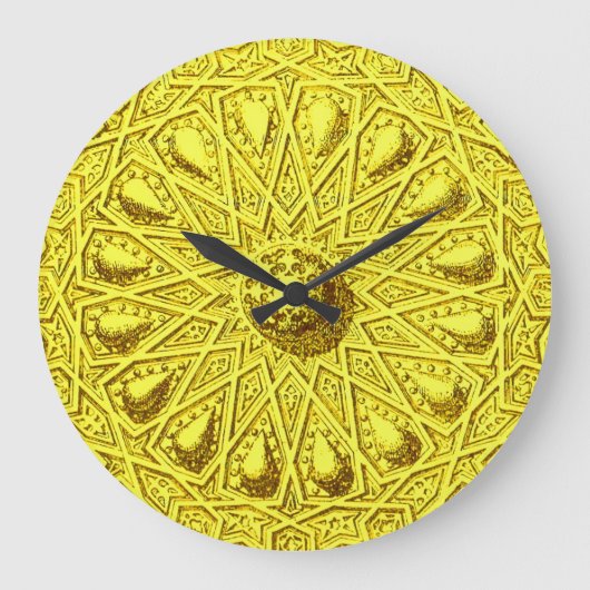 antiek Midden-Oostenmotief Grote Klok (Voorkant)