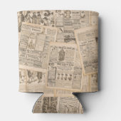 Antiek Mode: krant Adverteren pagina's Blikjeskoeler (Achterkant)