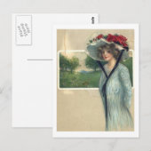  Antiek Modes Briefkaart (Voorkant / Achterkant)