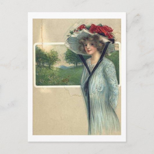  Antiek Modes Briefkaart (Voorkant)