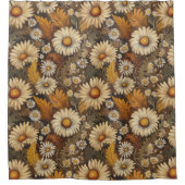 Antiek moeders en madeliefjes douchegordijn (Voorkant)