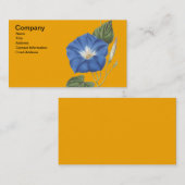 Antiek morning Glory Print Visitekaartje (Voorkant / Achterkant)