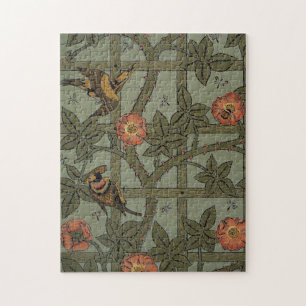 Antiek Morris Traliebehang Legpuzzel