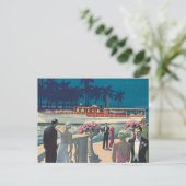  Antiek-motorjacht op jacht-boot Donald Briefkaart (Staand voorkant)