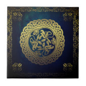 Antiek  Mozaïek Tegeltje (Voorkant)