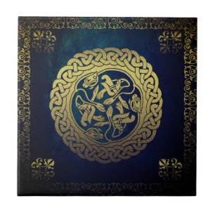 Antiek  Mozaïek Tegeltje