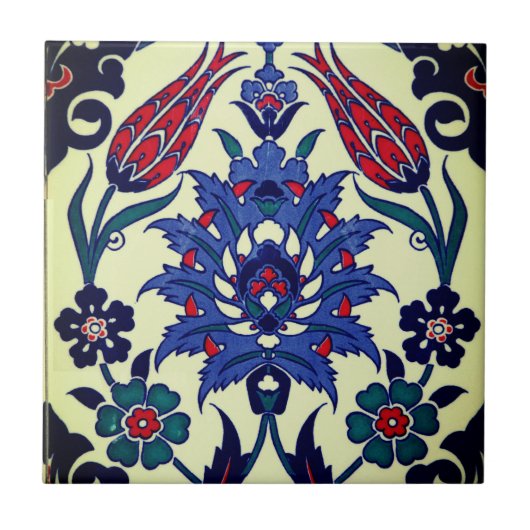 Antiek  Mozaïek Tegeltje (Voorkant)