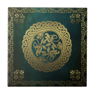 Antiek  Mozaïek Tegeltje