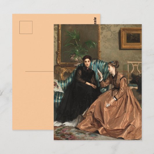 Antiek Museum Schilven 2 zussen Letter Replica Briefkaart (Voorkant / Achterkant)