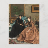 Antiek Museum Schilven 2 zussen Letter Replica Briefkaart (Voorkant)