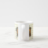 antiek muurtelefoon espresso mok (Achterkant)