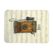 antiek muurtelefoon fotomagneet magneet (Horizontaal)
