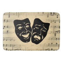 Antiek muziek- en theatermaskers