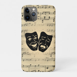 Antiek muziek- en theatermaskers Case-Mate iPhone case