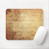 Antiek muziek muismat (Met muis)