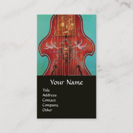 ANTIEK MUZIEKINSTRUMENTEN, LYRA DA GAMBA Music Visitekaartje