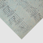  antiek muzieknoot Patroonmuzikant Tissuepapier (Detail)