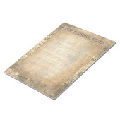 antiek muzieknoten notitieblok (Schuin)