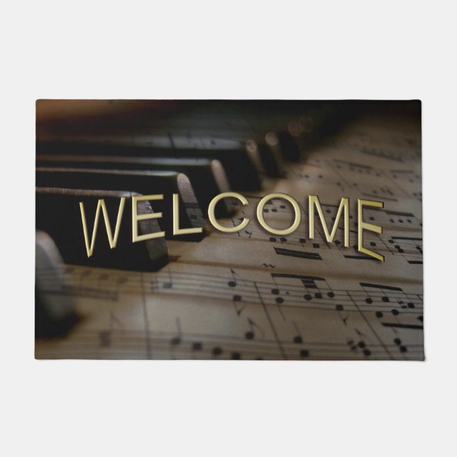 Antiek muziekopnames deurmat (Voorkant)