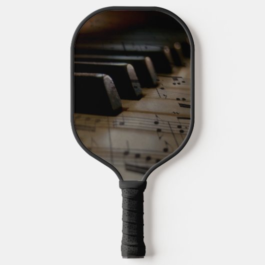 Antiek muziekopnames pickleball paddle (Voorkant)