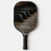 Antiek muziekopnames pickleball paddle (Achterkant)