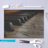 Antiek muziekopnames tissuepapier (Craft)