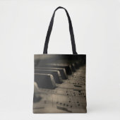Antiek muziekopnames tote bag (Voorkant)
